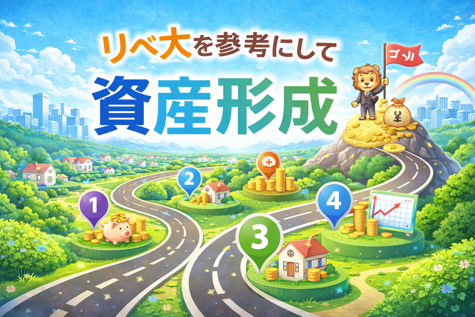 リベ大を参考にして資産形成